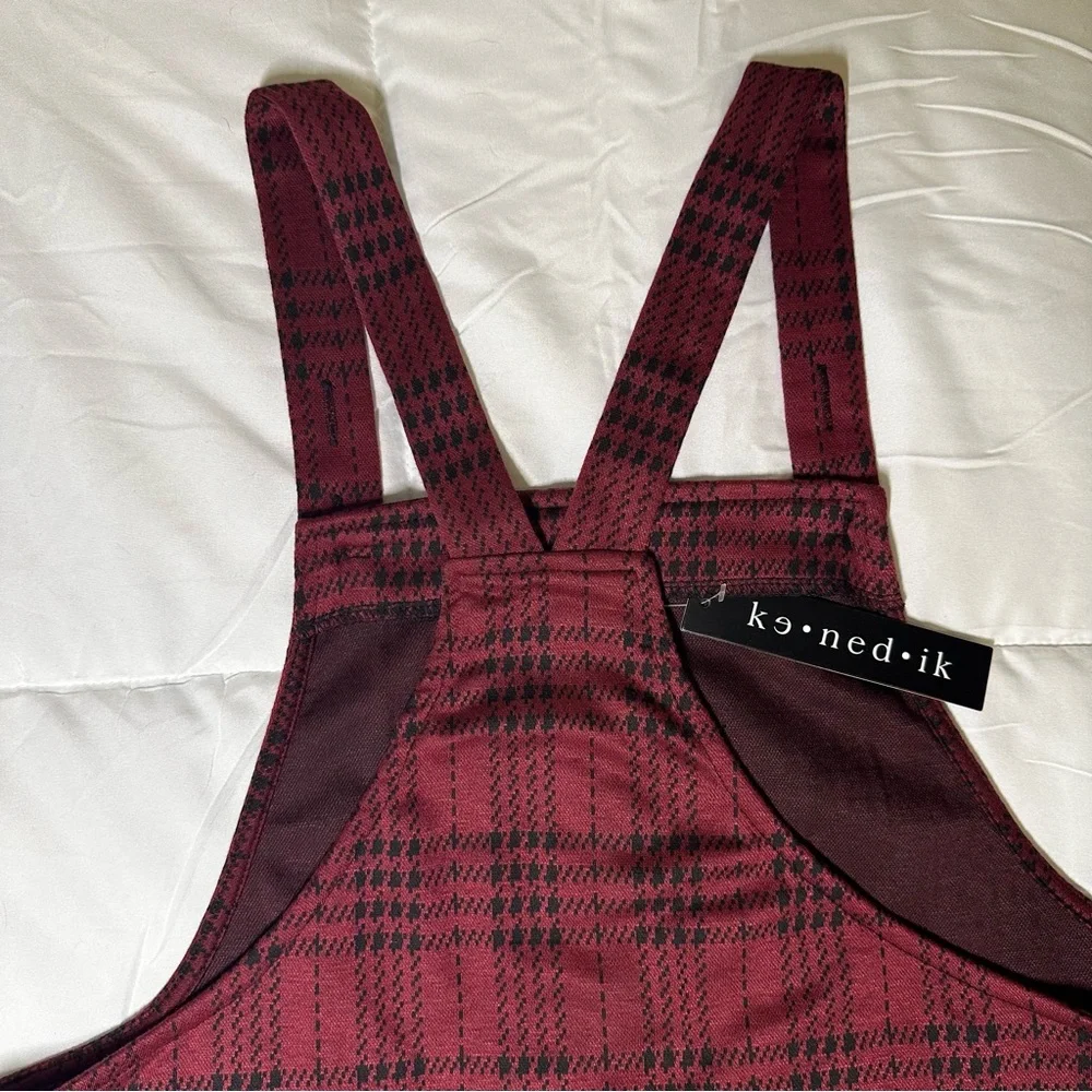 ke.ned.ik Herringbone Plaid Dress Jumper - Picture 7 of 12